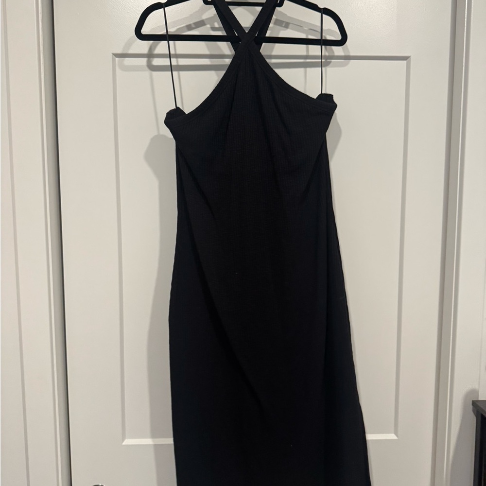 Old Navy Black Backless Dress